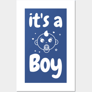 It's a Boy Posters and Art